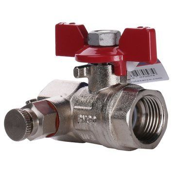 Кран кульовий повнопрохідний ARCO VA30 1/2&Prime; 152203 (752203) з краном Маевського 000019849 фото