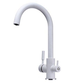Змішувач для кухні під осмос Globus Lux LAZER GLLR-0333-7-WHITE 000019235 фото