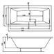 Ванна акрилова Roca Vita 190х90 см. ROCA-7 фото 2