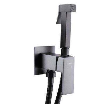 Змішувач гігієнічний Globus Lux Milano GLM-0-106MIX-Graphite 000023324 фото