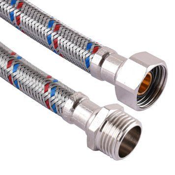 Шланг нержавіюча сталь SOLOMON 1/2&Prime;х1/2&Prime; ЗВ 2,0м HS31 000001034 фото