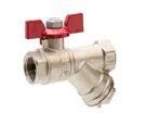 Кран кульовий з фільтром &Prime;ARCO Sena&Prime; 3/4&Prime; вн./вн. 152504 (Метелик) 000029340 фото